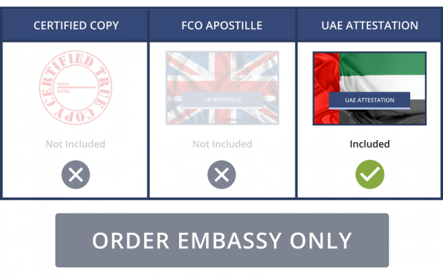 UAE Embassy Only